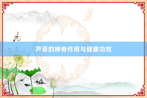 芦荟的神奇作用与健康功效